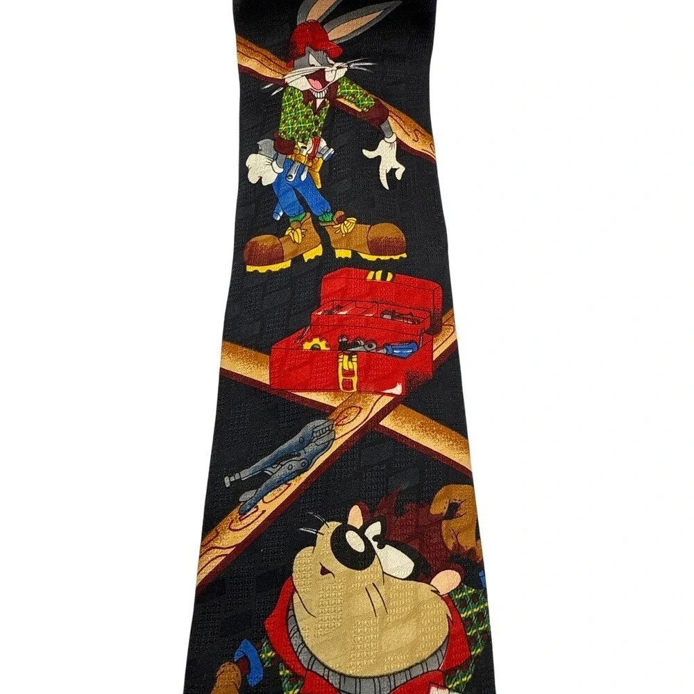 VTG Lot of‎ 5 Looney Tunes Mania Ties 1996 Warner Bros.  58